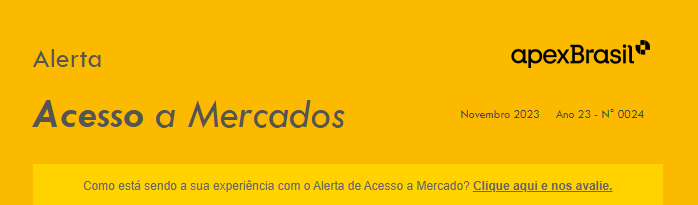  ALERTA DE ACESSO - ÁFRICA DO SUL-NRCS - MOTORES ELÉTRICOS – Nº 24/2023